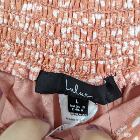 NWT LULU'S Most Perfect Day Tie Print Shorts - Picture 5 of 8